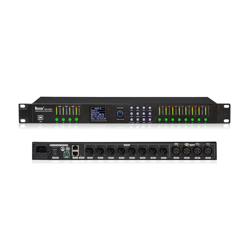 

Профессиональный аудио DSP процессор 4x8 In Out Sound Management 96K