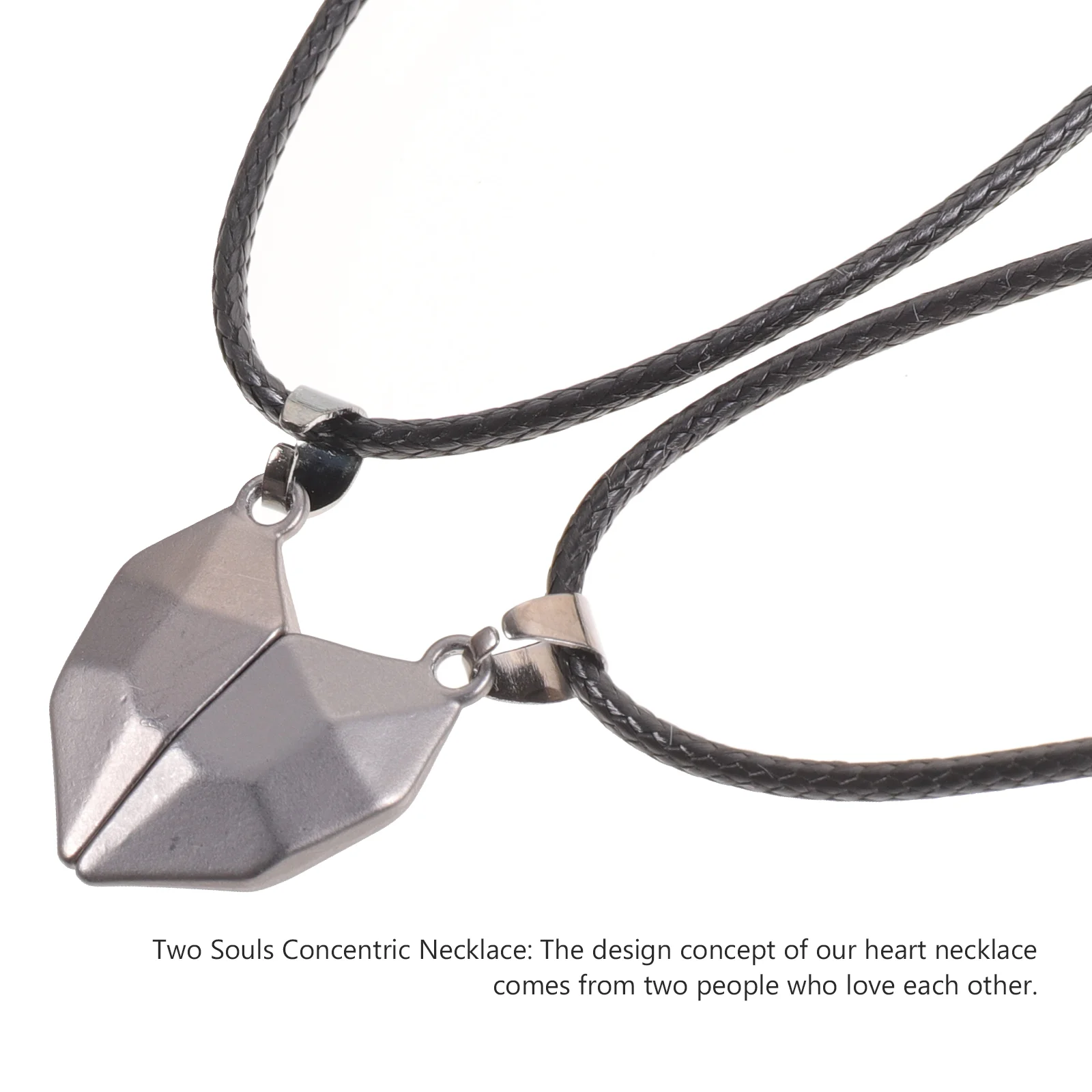 Ожерелье с вышивкой в форме сердца цепочка для влюбленных декоративная него и