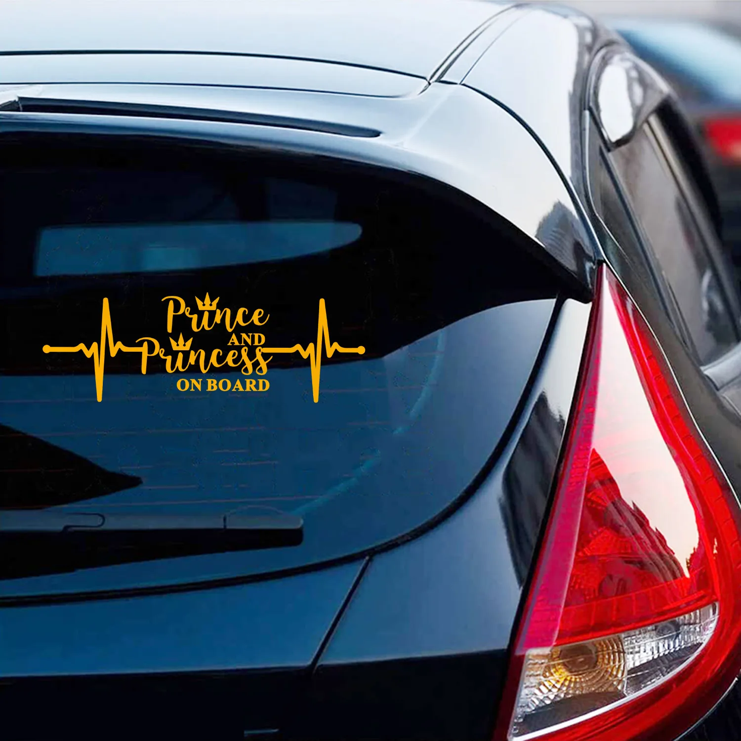 Автомобильная Виниловая Наклейка 22*7 5 см с изображением пульса принца и