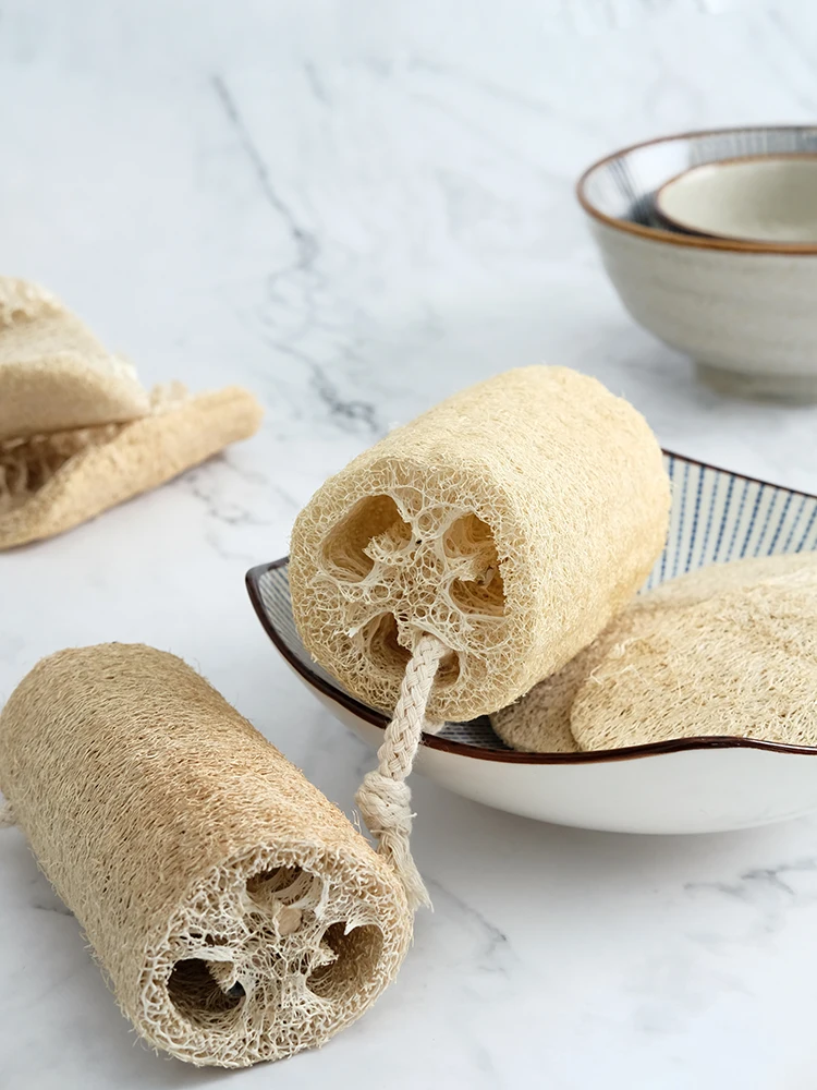 

Натуральная губка Luffa, кухонная салфетка с защитой от масла, скребок для посуды, чаши, чистящая щетка, губка для ванны Luffa Plant