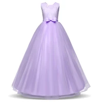 2021 Red Vestidos Girl Party Dress Bridesmaid Princess Dress Kids Dresses For Girls Clothes Children Wedding Dress 10 12 Years