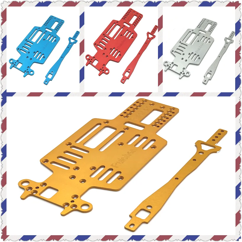 

Metal upgrade modification two-layer board bottom plate For 1/28 Mosquito car MINI-Q racing drift RC Car parts
