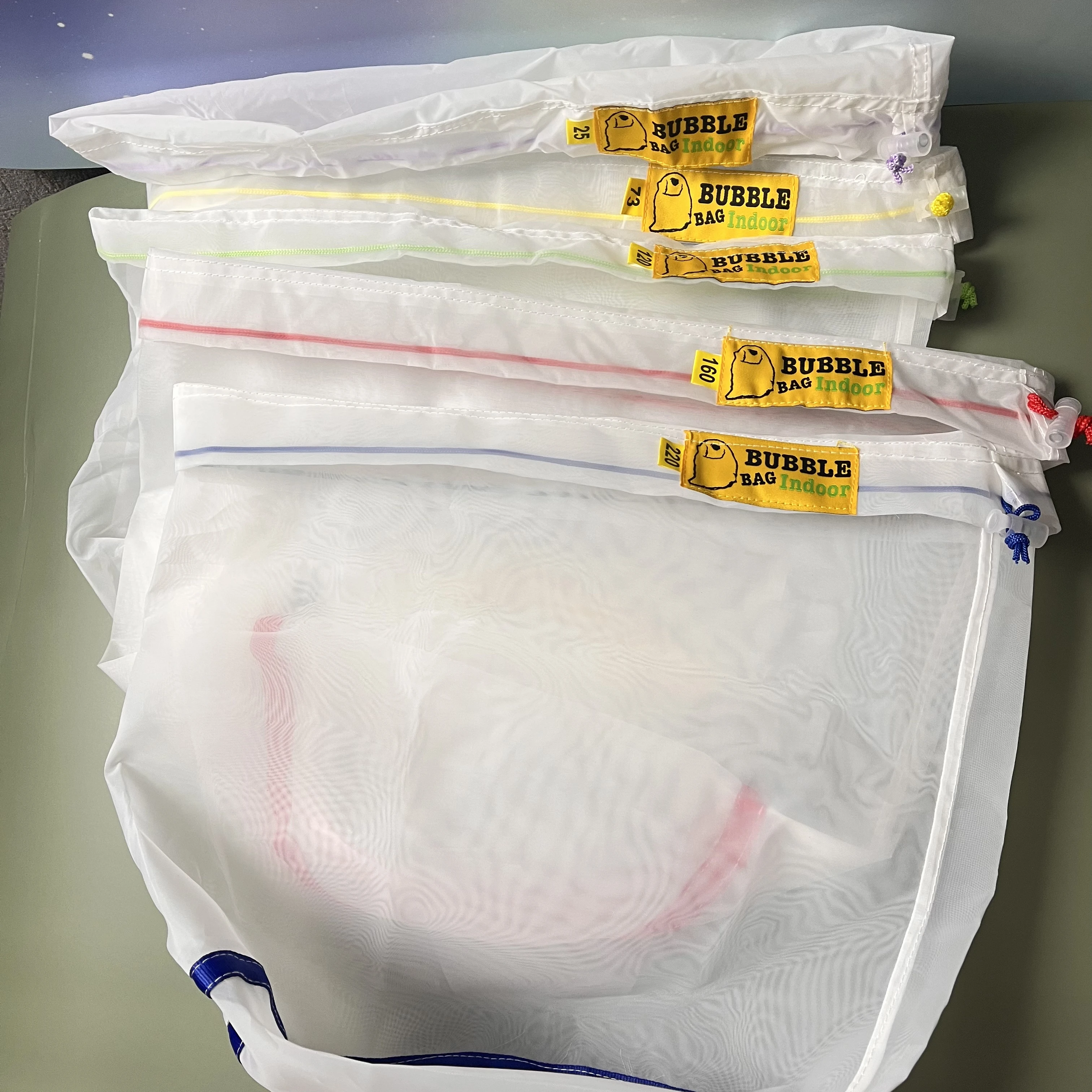 

Сетчатые мешки для пузырьков, 5 галлонов, 5 пакетов, все сетчатые мешки для извлечения ледяного фильтра для комнатного сада, цветов, красного вина, орехов