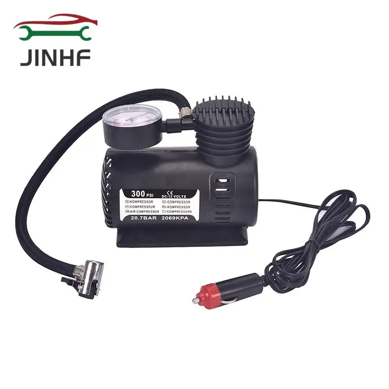 Unit 12v Auto Car Electric Tire Air Inflator Pump Mini Air Compressor