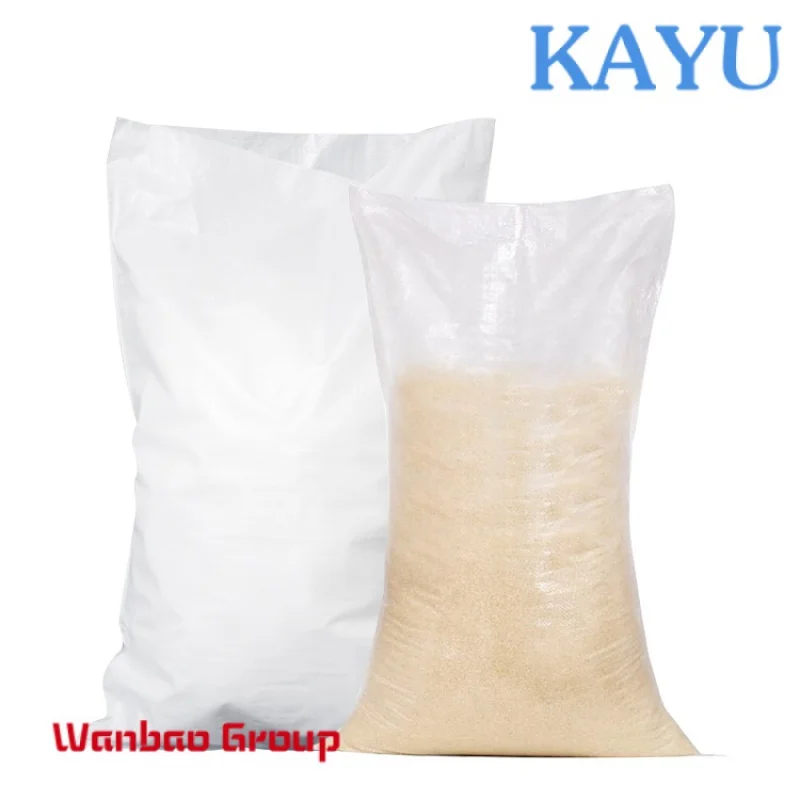 Custom White Transparent 25kg 50kg Polypropylene Sack PP Woven Bag 50kg Sack For Aagriculture Packaging