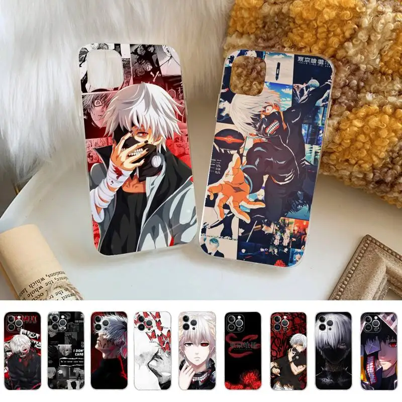 

Japanese anime Tokyo Ghoul Phone Case For iPhone 14 11 12 13 Mini Pro XS Max Cover 6 7 8 Plus X XR SE 2020 Funda Shell