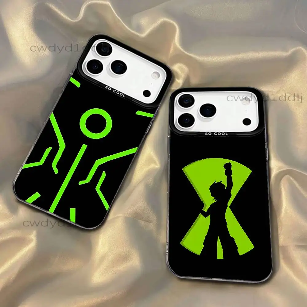 Фото Чехол для телефона B-Ben 10 O-Omnitrix Watch для iPhone 17, 16, 15, 14, 13, 12, X, 8, Pro, Max, Plus, SE4, Air, Mini HD, черный, матовый, IMD №1