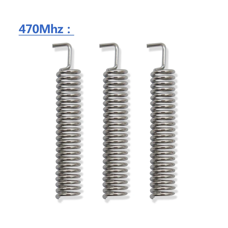 100pcs Helical Remote Control Aerial High Gain Helical Solder Spring Antenna 440Mhz 470Mhz 490Mhz for PCB Transmitter Receiver