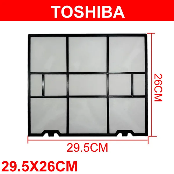 

Индивидуальные наборы фильтров для кондиционера для TOSHIBA Различные модели (1p/1,5p/2P)Старые машины на заказ Детали бытовой техники 28,5x28CM