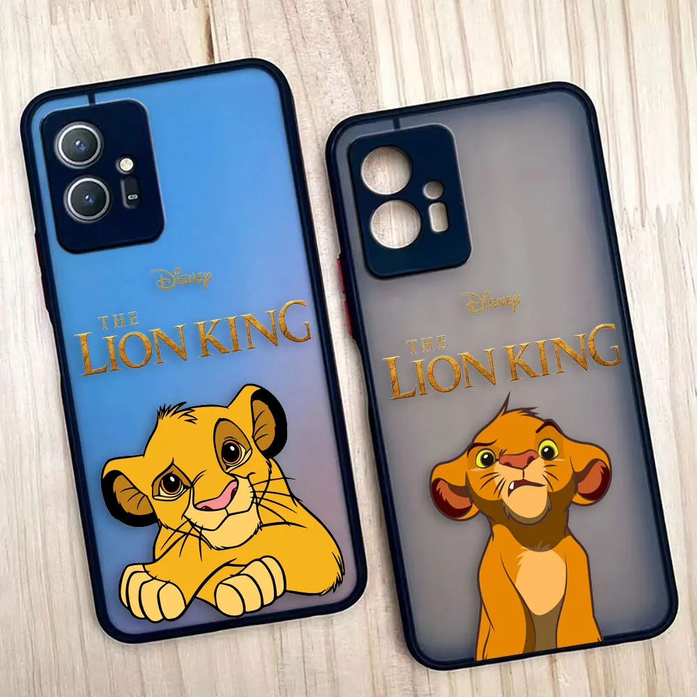 Матовая фотография L-Lion K-King для VIVO Y93 Y91 Y78 Y77 Y76 Y75 Y72 Y53 Y52S Y50 Y35 Y22 Y21 Y20 Y15 Z1 Z6 4G чехол Funda