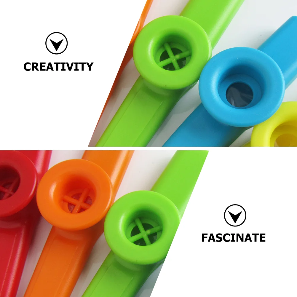 10 шт. игрушка Kazoo детские игрушки ударный инструмент пластиковое музыкальное