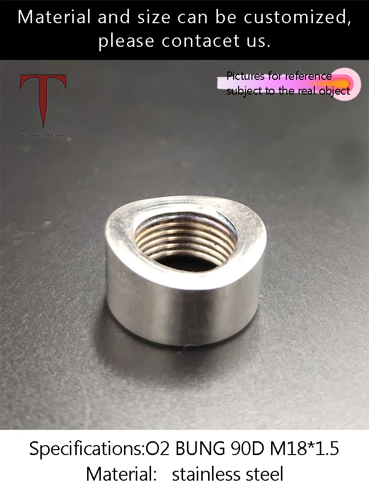 

Выхлопная труба из титана/нержавеющей стали, приварная пробка датчика O2