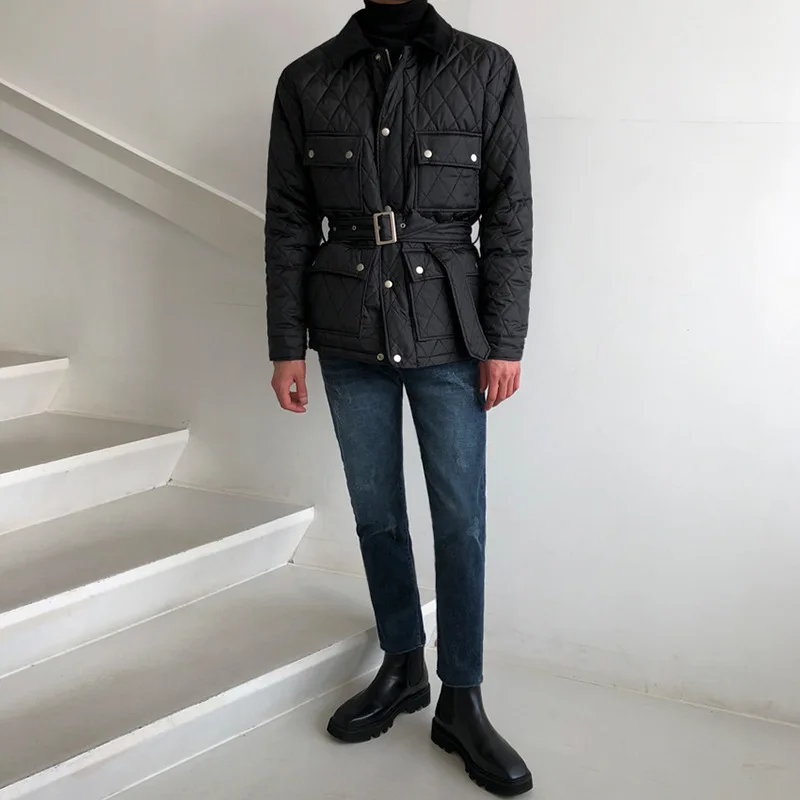 Men's Cotton Jacket In Winter Korean Version Trend Men's Winter Thickened Jacket Plush Cotton-padded Jacket