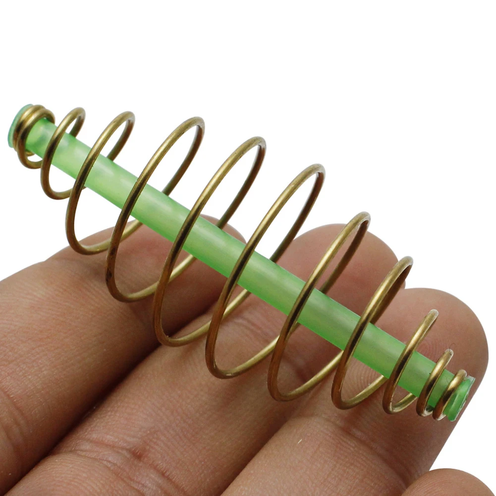 

10 Pcs/pack Spring Feeders Coil Inline Method Feeders Carp Tench Bream Method Feeder Spring Nesting Device Bronzing Fishing