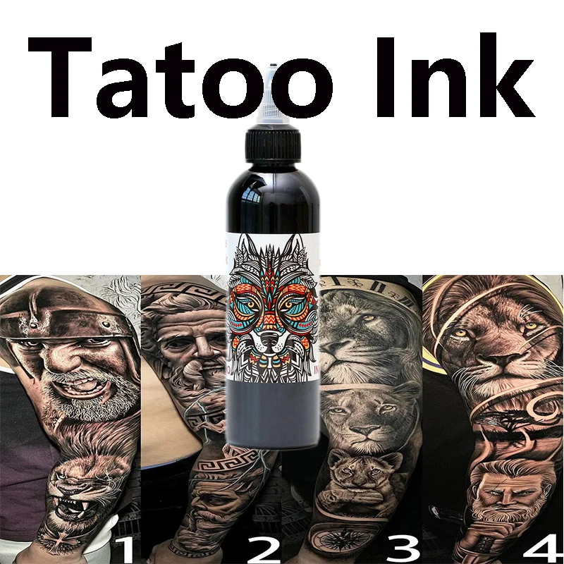

14 Colors Body Painting Tattoo Ink Eyebrows Eyeliner Tattoo Paint Permanent Makeup Coloring Pigment Body Eternal TattooInk 120ML