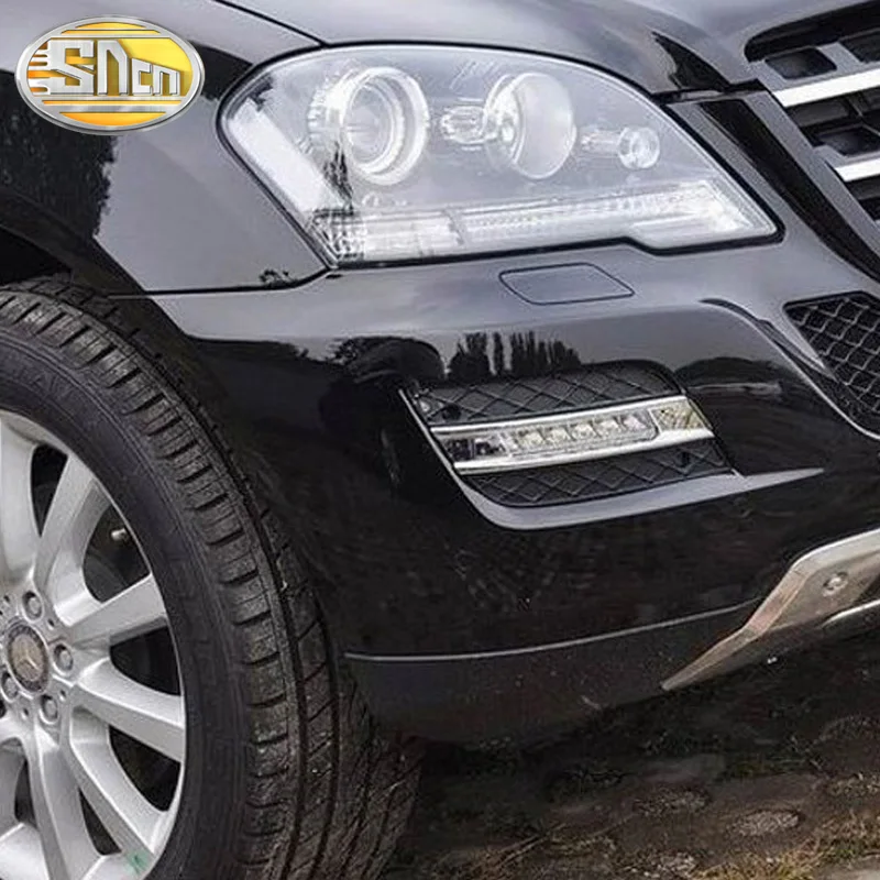 2 шт. для Mercedes Benz W164 ML280 ML300 ML320 ML350 ML500 2010 2011 Автомобильные дневные ходовые огни 12 В