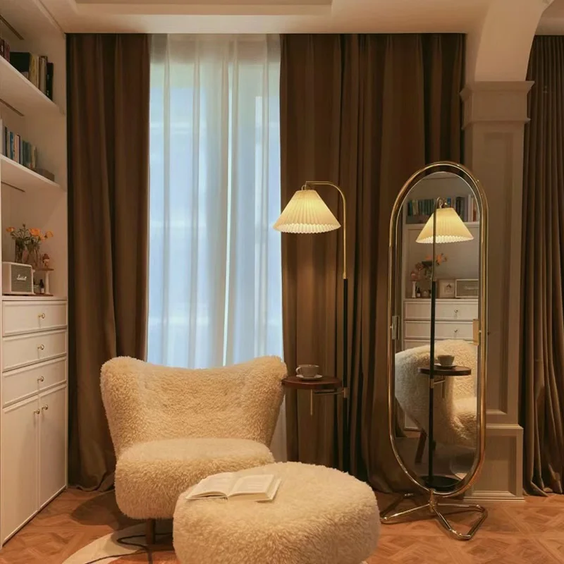 Роскошные Современные Простые кашемировые занавески в французском стиле для