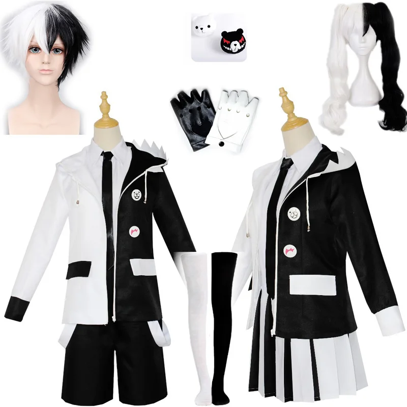 

Anime Danganronpa V3: Killing Harmony Cosplay High Quality Monokuma Unisex Cosplay Costume for men women Halloween costumes 2021