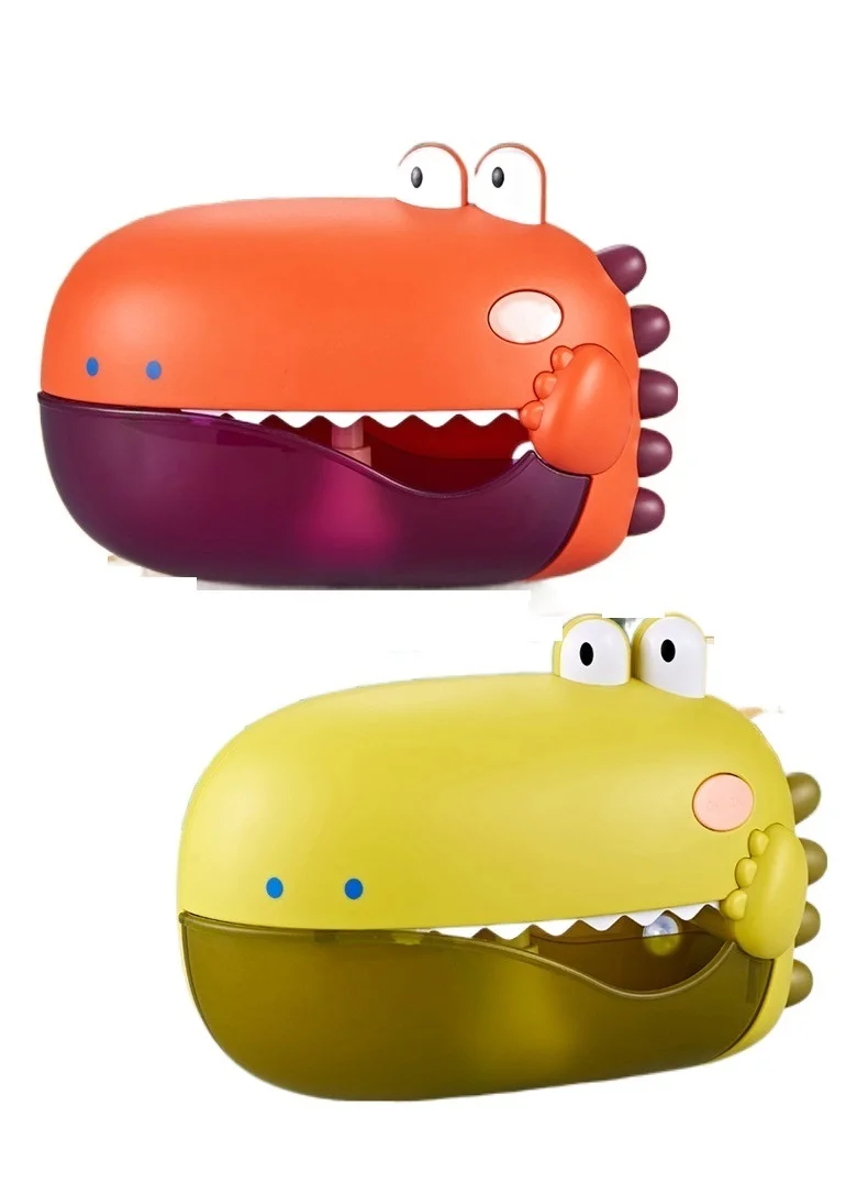 

2022 2022 New Bath Toys Dinosaur Bubble Machine Music Bathtub Soap Machine Automatic Bubble Maker Baby Bathroom Funny Toy for