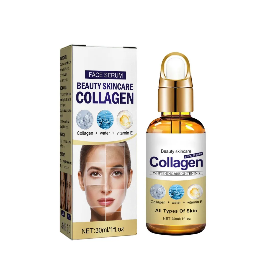 

30ml Beauty Skincare Collagen Face Serum Firming Moisturize Anti Aging Whitening Moisturize Essence Reduce Fine Lines Skin Care