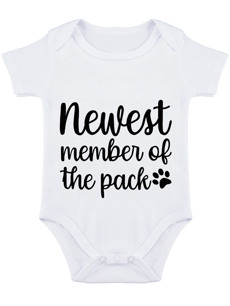 Новейший член пакета забавный детский комбинезон милый боди