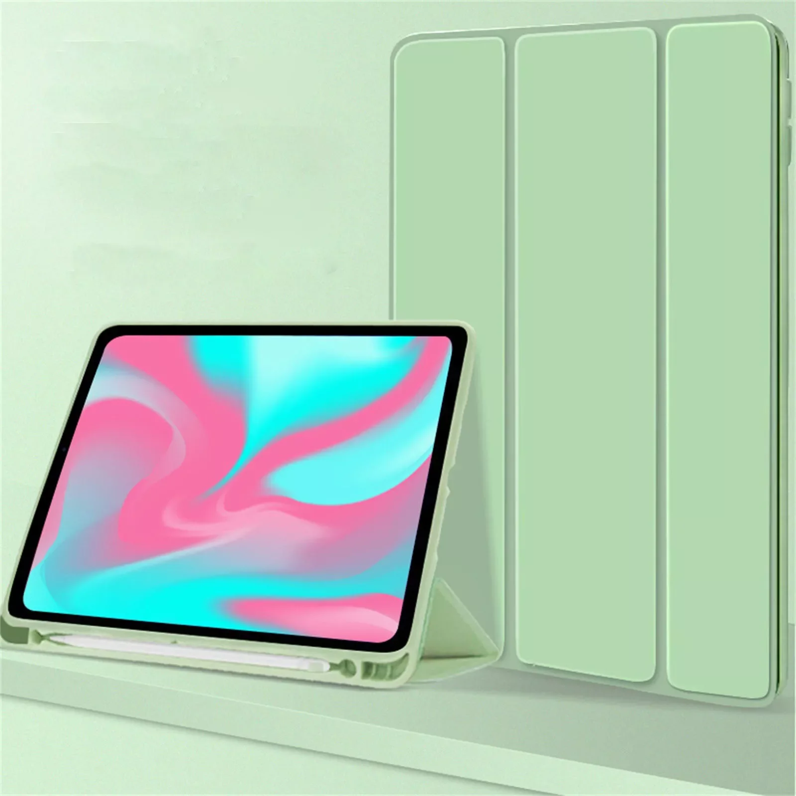 Smart Case For Ipad Pro 12.9 2021 Pencil Holder Stand Cover Auto Sleep/wake Laptop Accessories Free Shipping Items Dropshiping