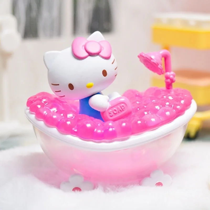

Sanrio Kuromi Have A Bath Series Blind Box Toy Girl Kawaii Doll Caja Ciega Action Figure Toys Kid Surprise Model Mystery Box