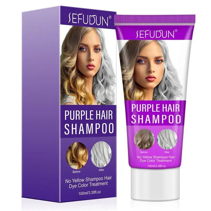 

Purple Shampoo For Gray Hair Color Treated Hair Shampoo Removing Brassy Yellow Tones Remover Purple Shampoo