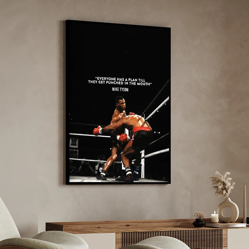 Фото Боксер настенный художественный постер Nate Diaz бокс мотивационная цитата холст живопись принты Декор фотографии гостиная домашний декор cuadros №2
