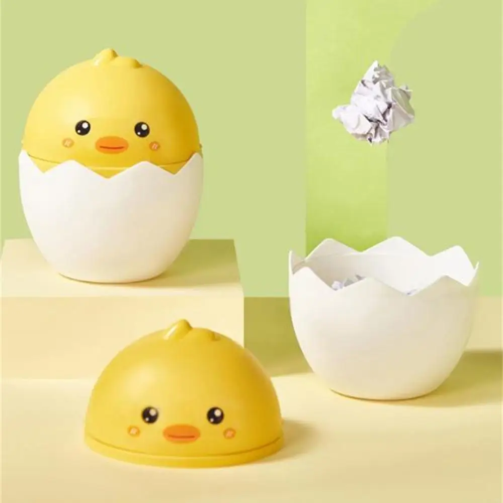 

Креативная настольная корзина для мусора в форме курицы, коробка для бумажных салфеток, симпатичное пластиковое ведро для хранения, офисно...