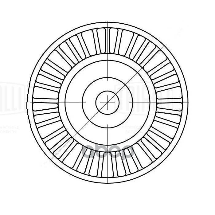Ролик Ремня Приводного Ford Mondeo/Land Rover Freelander 2.2d 07- Trialli арт. CM5128 | Автомобили и