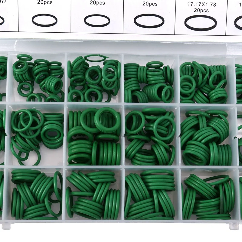 1590 шт. резиновый герметик R134A для ремонта автомобильного уплотнительного кольца