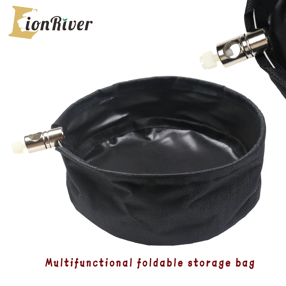 

Lionriver Trash Tray Waste Basket Fishing Trash Bag Tying Tools Nylon Storage Bag Fishing Tackle Accessories