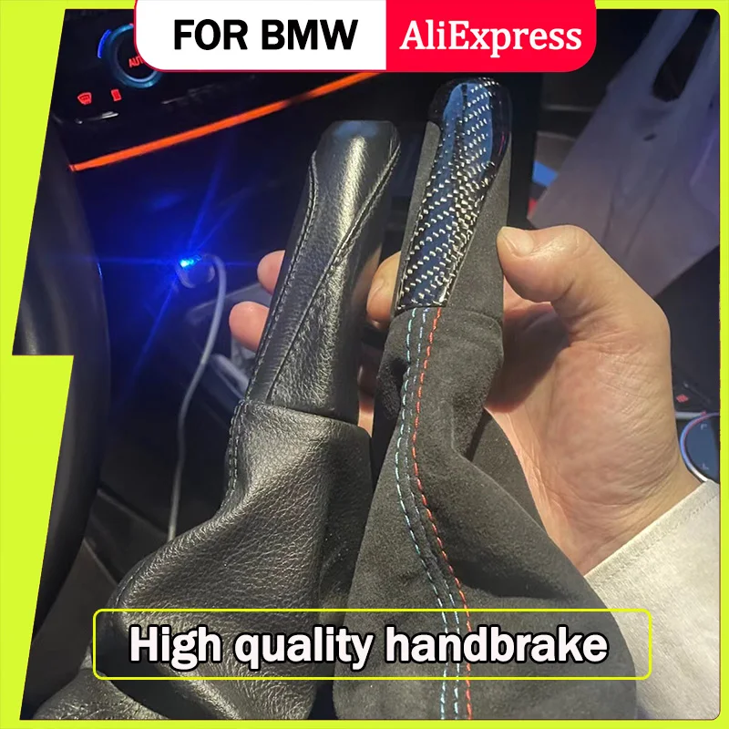 

Высококачественные автомобильные накладки на ручные тормоза из углеродного волокна для BMW E46, E90, E92, E60, E39, F30, F34, F10, F20, аксессуары