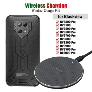 Qi 10W Fast Wireless Charging for Blackview BV5800 BV6800 BV9500 BV9600 BV9700 BV9800 BV9900 BL6000 Pro Wireless Phone Charger