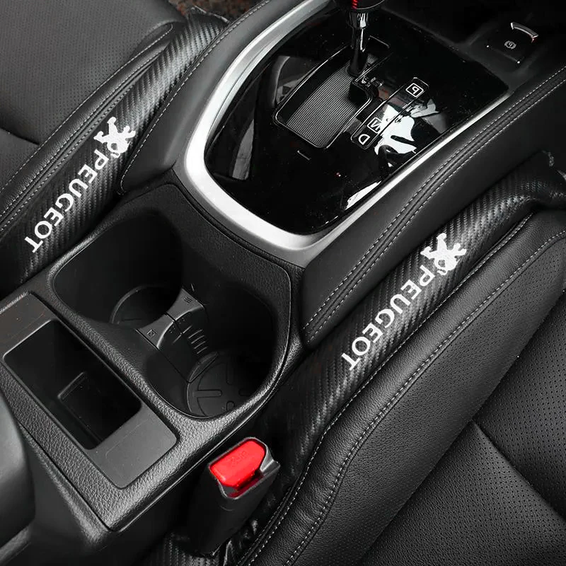 

Car Seat Gap Filler Universal Soft Leakproof Padding PU Leather Leak Proof Plug Spacer Decorative Accessories For Peugeot 107 10