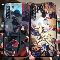anime cartoon naruto phone case for samsung galaxy a01 a02 a10 a10s a20 a22 4g 4g 5g a31 carcasa soft back liquid silicon