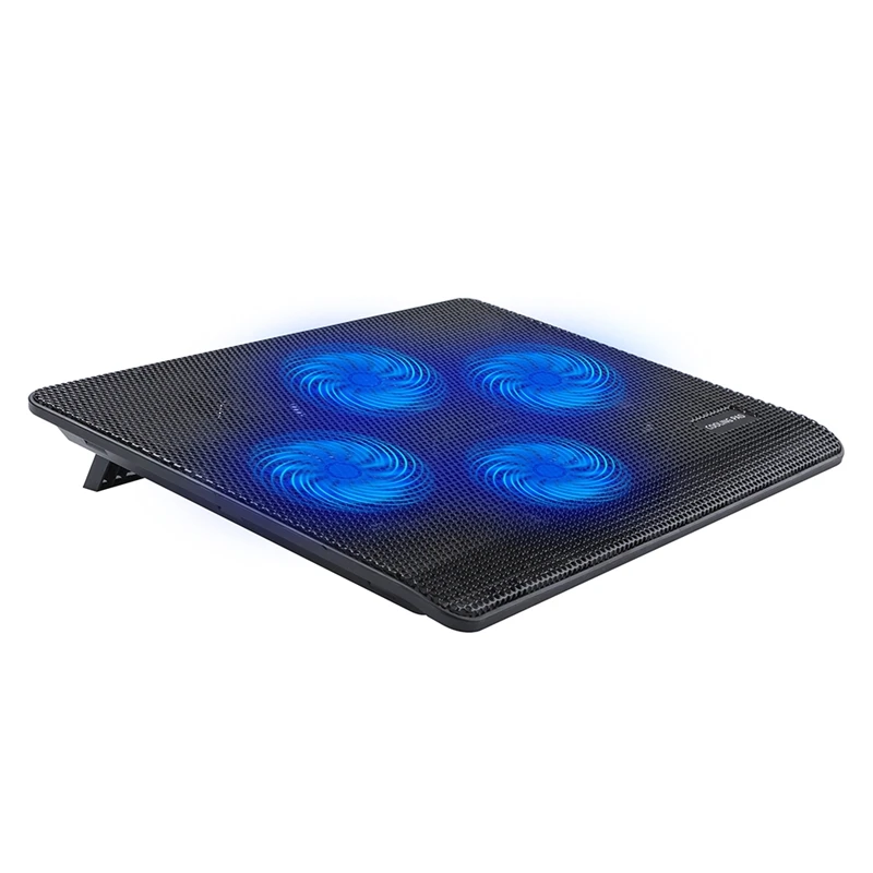Laptop Cooler Laptop Cooling Pad Notebook Gaming Cooler Stand With 4 Fan And 2 USB Ports Laptop Cooler Laptop Cooling Pad Notebook Gaming Cooler Stand With 4 Fan And 2 USB Ports
