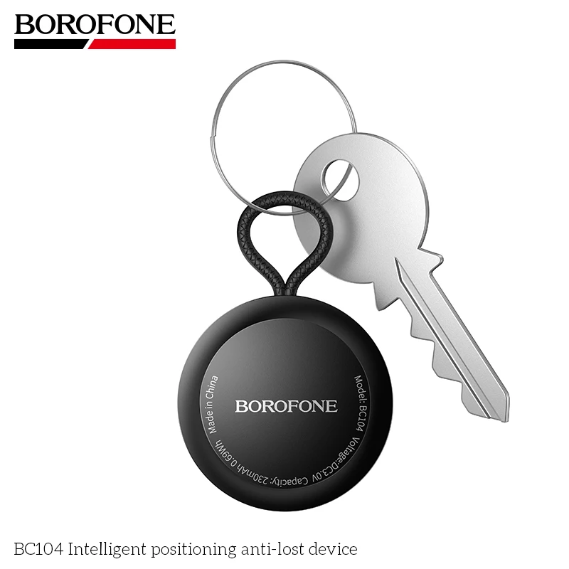 Фото BOROFONE BC104 Bluetooth-трекер AirTag, совместимый с Find My iPhone, для ключей, домашних животных, багажа, пожилых людей, детей, мини-GPS-локатор, защита от потери №2