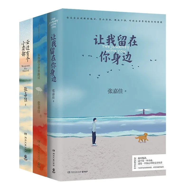 

3 книги/комплект, Yun Bian You Ge Xiao Mai Bu от Zhang Jiajia, Молодежные новые книги-фантастики