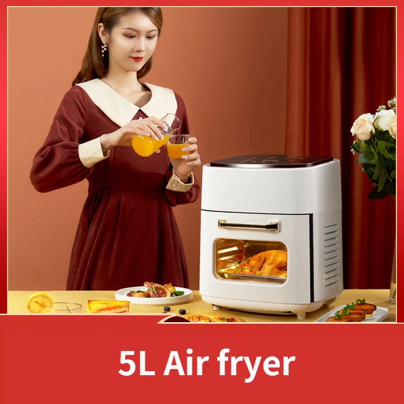 

5L air fryer multi-function large-capacity automatic smart electric oven for home cooking pizza Electric oven cuiseur electrique