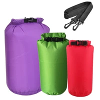 3pcsset 6l8l12l waterproof camouflage portable swimming storage bag folding dry bag hiking camping drifting fishing