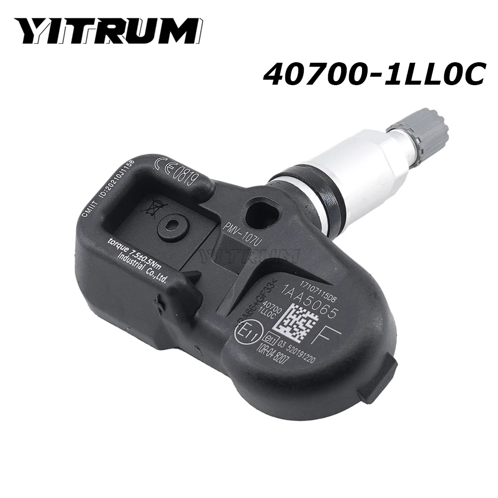 Датчик давления в шинах YITRUM 40700-1LL0C TPMS для Infiniti M Series Q70 2014-2014 QX56 QX80 для Nissan патруль, 433 МГц