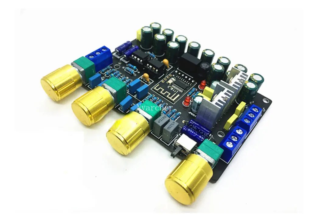 Nvarcher Bluetooth HIFI плата предварительного усиления 2 0 канала без потерь 5532 2604 op amp