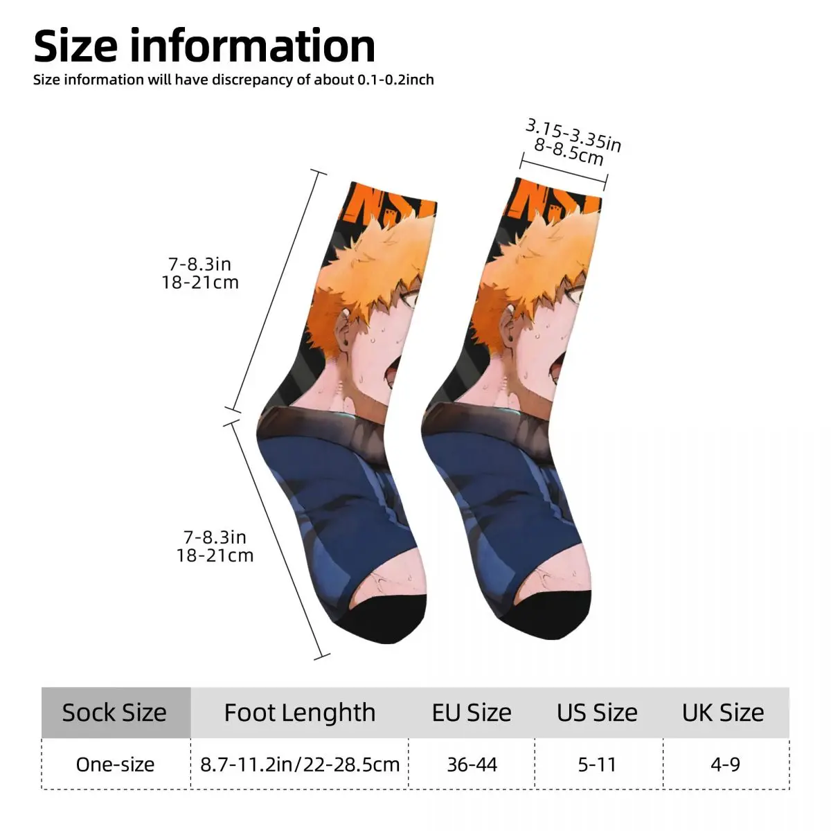 Носки мужские компрессионные смешные сумасшедшие желтые винтажные в стиле