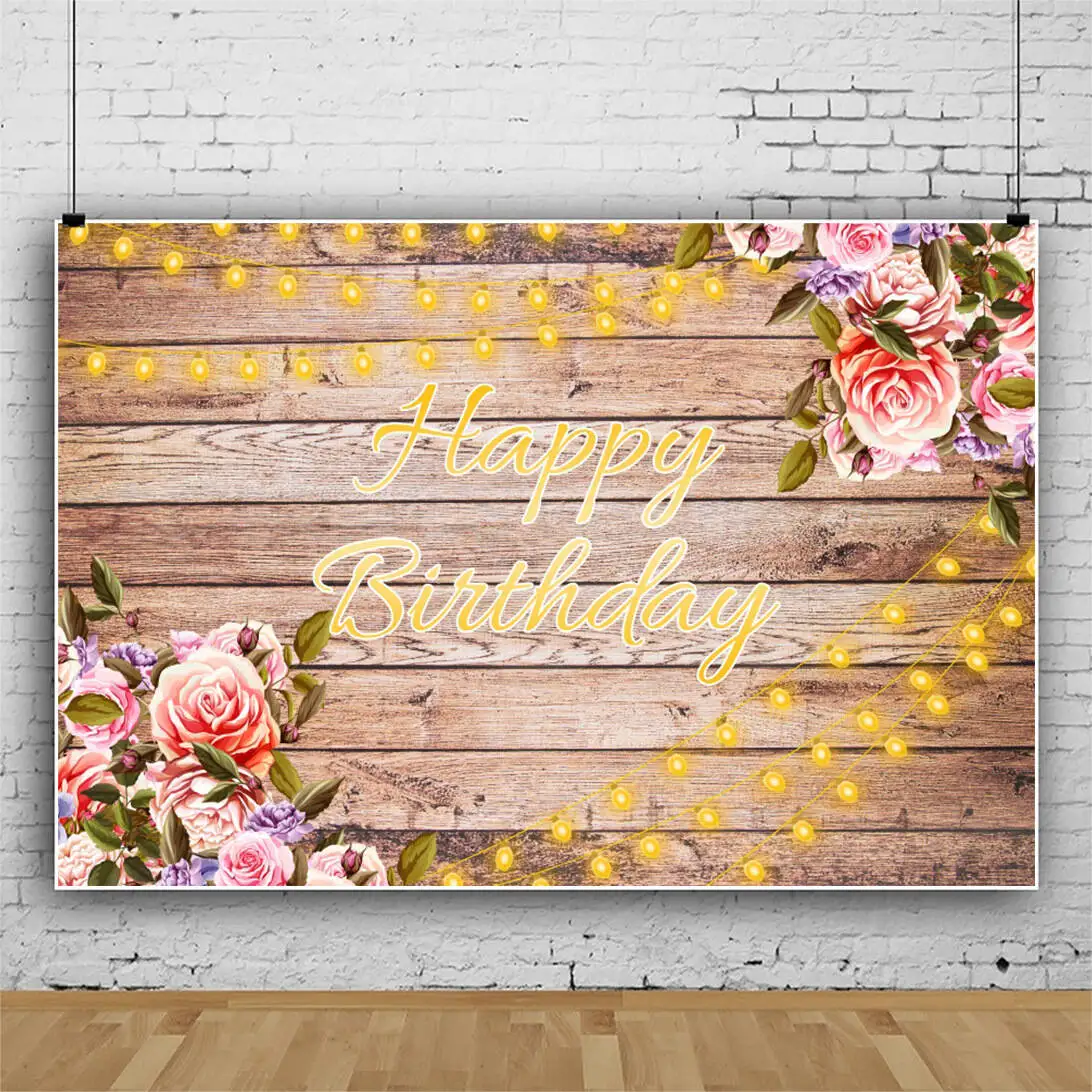 Деревянный фон для фотосъемки с изображением деревянной доски цветов бабочек