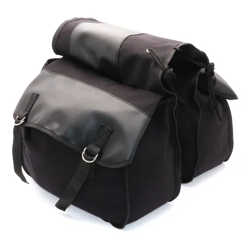 Холщовая Сумка для мотоцикла, сумка для велосипеда, сумка для багажа, сумка для инструментов для Honda Shadow 750 Kawasaki Vulcan 500 Suzuki