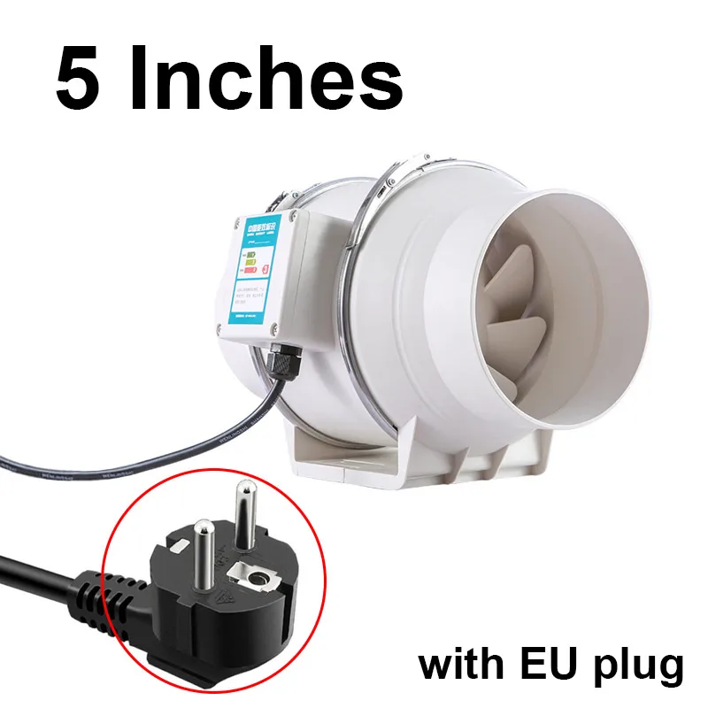 

Пластиковый 5-дюймовый вытяжной вентилятор 220В