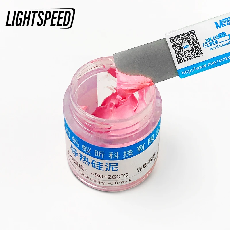 

Ma Ant DR-1 DR-2 Thermal Conductive Silicone Grease and Silica Mud for CPU GPU Chipset Notebook Rapid Cooling Insulation