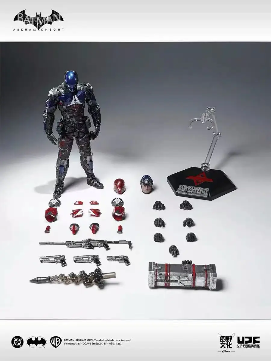 Фото В наличии, отправка в течение 18 часов: LPZZ UPFinegures UPF DC005 Фигурка Бэтмена из Arkham Knight, масштаб 1/12, модель-игрушка №1